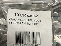 Partij kraansleutels 1/2 en 3/4 + doorn 8 mm - afbeelding 5 van  5