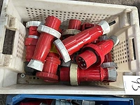 Partij krachtstroom stekkers + stopcontacten - afbeelding 3 van  4