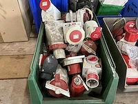 Partij krachtstroom stekkers - afbeelding 1 van  3