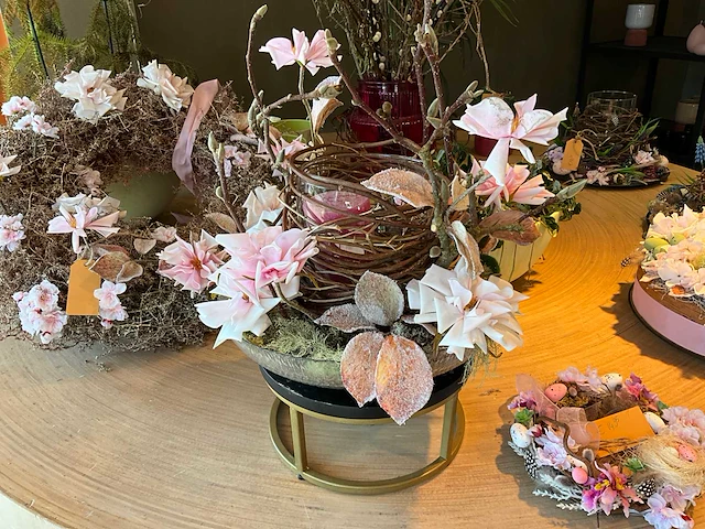 Partij kunstkamerplanten en kunstbloemen - afbeelding 2 van  7