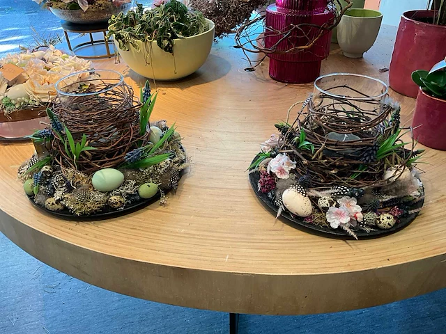 Partij kunstkamerplanten en kunstbloemen - afbeelding 4 van  7
