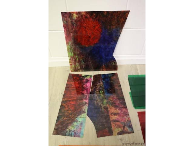 Partij kunststof (decoratie) platen - afbeelding 4 van  5