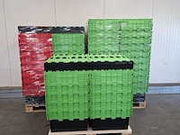 Partij kunststof kratten met deksel - afbeelding 11 van  12