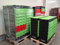 Partij kunststof kratten met deksel - afbeelding 12 van  12