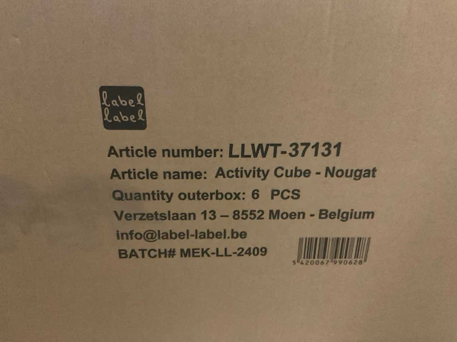 Partij label label activity cubes 18+m (19x) - afbeelding 4 van  4