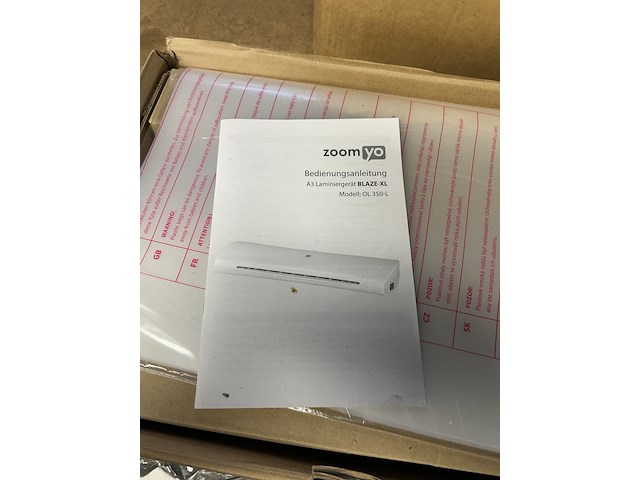 Partij lamineerapparaten en toebehoren ca. 35x, zoomyo - afbeelding 5 van  9