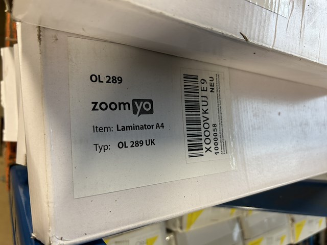 Partij lamineerapparaten en toebehoren ca. 35x, zoomyo - afbeelding 6 van  9