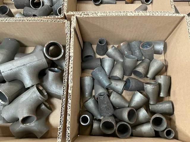 Partij lasverlopen voor cv en gas circa 227 stuks; diverse maten - afbeelding 6 van  17