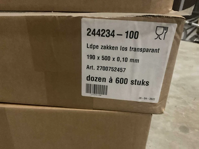 Partij ldpe zakken transparant (11200x) - afbeelding 6 van  8