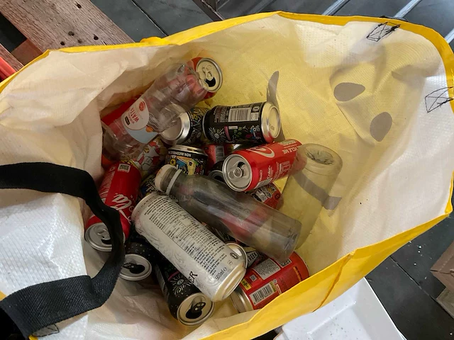 Partij leeg glas/ blikwerk - afbeelding 5 van  5