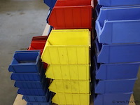 Partij (lege) magazijnbakken, diverse kleuren - afbeelding 5 van  6