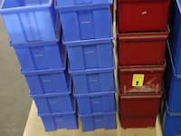 Partij (lege) magazijnbakken, diverse kleuren - afbeelding 6 van  6