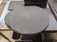 Partij leisteen en kunststof serveerborden - afbeelding 10 van  15