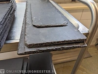 Partij leisteen en kunststof serveerborden - afbeelding 12 van  15