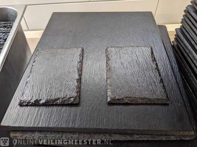 Partij leisteen en kunststof serveerborden - afbeelding 15 van  15
