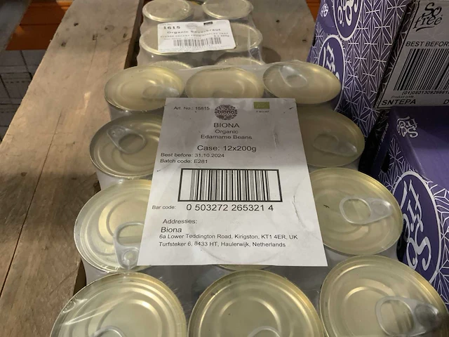 Partij levensmiddelen - 29x pallet - afbeelding 13 van  57