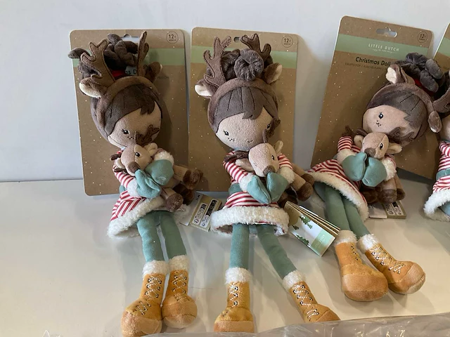 Partij little dutch knuffelpoppen kerst evi (22x) - afbeelding 2 van  4
