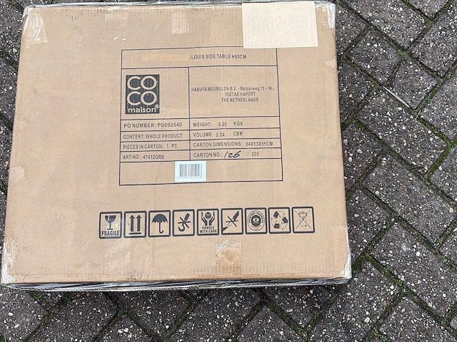 Partij louis side table groen coco maison - afbeelding 1 van  2