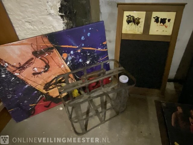 Partij lp's, weegschaal, bob marley, herman brood, star wars, melkkan, krijtbord fohn - afbeelding 5 van  11