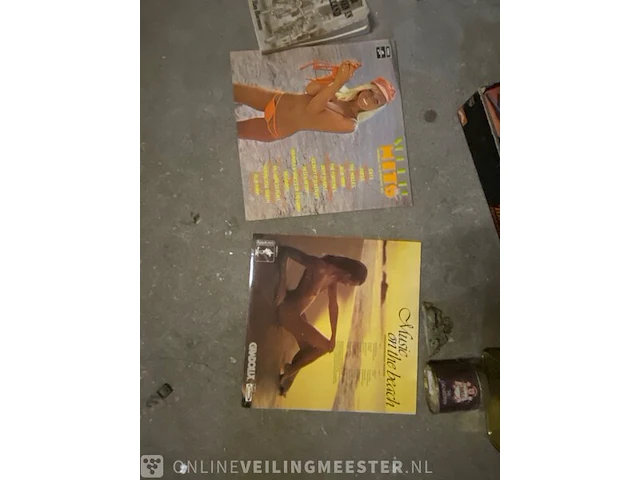 Partij lp's, weegschaal, bob marley, herman brood, star wars, melkkan, krijtbord fohn - afbeelding 10 van  11