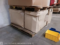 Partij magazijn bakken, geel en blauw - afbeelding 2 van  11