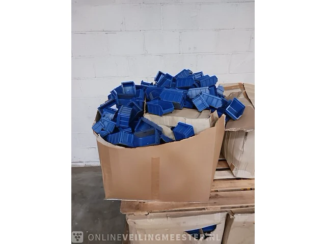 Partij magazijn bakken, geel en blauw - afbeelding 5 van  11