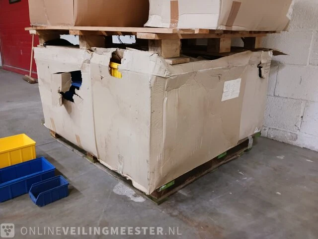 Partij magazijn bakken, geel en blauw - afbeelding 10 van  11