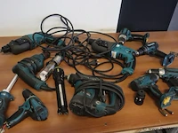 Partij makita accuboormachines voor onderdelen (zonder accu's) & elektrische boormachines - afbeelding 1 van  3