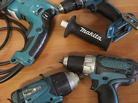 Partij makita accuboormachines voor onderdelen (zonder accu's) & elektrische boormachines - afbeelding 2 van  3