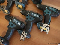 Partij makita accuboormachines voor onderdelen (zonder accu's) - afbeelding 3 van  3