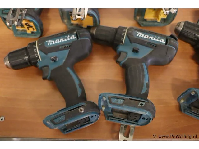 Partij makita accuboormachines voor onderdelen (zonder accu's) - afbeelding 3 van  3
