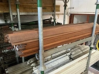 Partij maranti hardhout planken excl bak - afbeelding 1 van  6