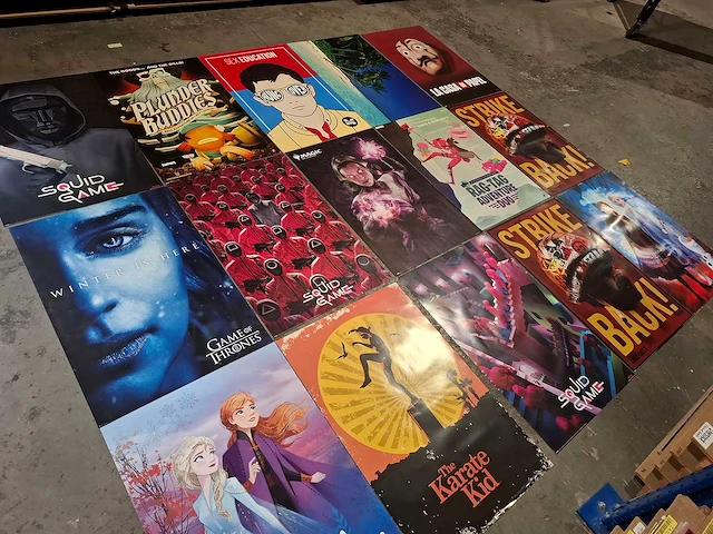 Partij maxi posters film/serie/games, ca 3.000 stuks - afbeelding 2 van  8