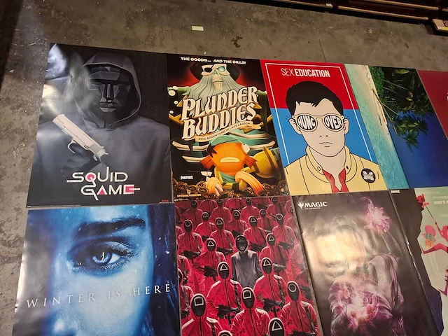 Partij maxi posters film/serie/games, ca 3.000 stuks - afbeelding 3 van  8