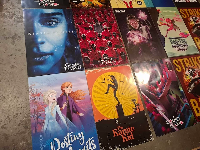 Partij maxi posters film/serie/games, ca 3.000 stuks - afbeelding 4 van  8