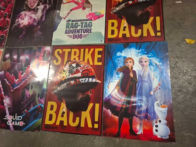 Partij maxi posters film/serie/games, ca 3.000 stuks - afbeelding 5 van  8
