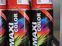 Partij maxicolor spuitbussen - - ral 3000 vuurrood - 10 bussen á 400ml - afbeelding 2 van  4