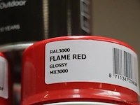 Partij maxicolor spuitbussen - ral 3000 vuurrood - 12 bussen á 400ml - afbeelding 3 van  5
