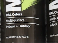 Partij maxicolor spuitbussen - ral 3000 vuurrood - 12 bussen á 400ml - afbeelding 4 van  5
