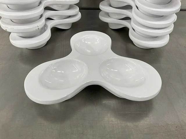 Partij melamine tapasbakjes - afbeelding 1 van  4