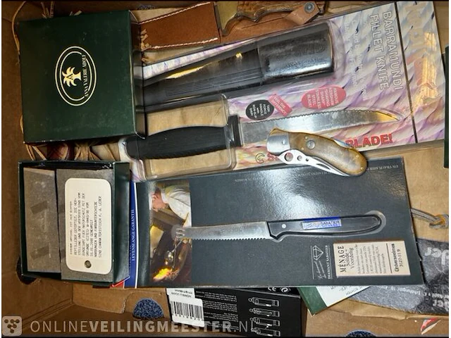 Partij messen en scopes o.a. linder en crkt ca. €2000,00 - afbeelding 2 van  7