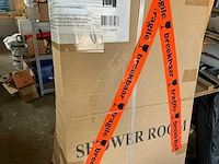 Partij meubel met spiegel en wastafels, pendeldeur, douche wtw - afbeelding 4 van  13