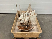 Partij model boten, 6 stuks - afbeelding 1 van  5