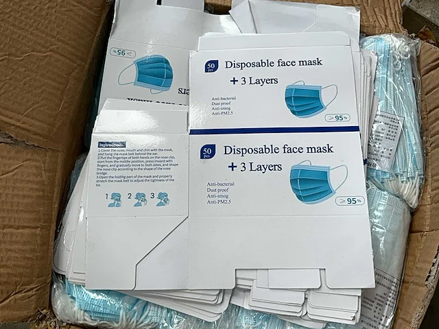 Partij mondkapjes - afbeelding 4 van  6