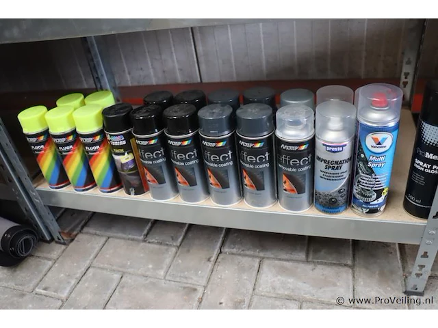 Partij motip autolak (400ml) & onderhouds spuitbussen (500ml) - 115 bussen á 400-500ml - afbeelding 3 van  14