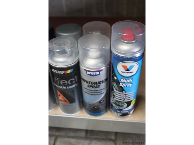 Partij motip autolak (400ml) & onderhouds spuitbussen (500ml) - 115 bussen á 400-500ml - afbeelding 4 van  14