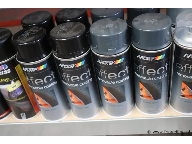 Partij motip autolak (400ml) & onderhouds spuitbussen (500ml) - 115 bussen á 400-500ml - afbeelding 5 van  14
