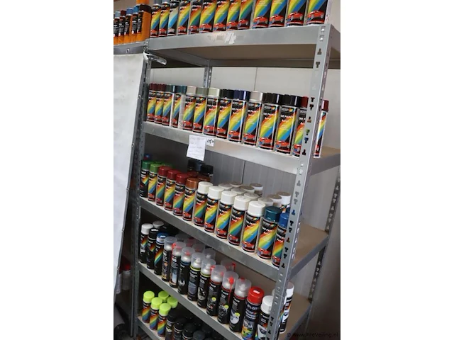 Partij motip autolak (400ml) & onderhouds spuitbussen (500ml) - 115 bussen á 400-500ml - afbeelding 1 van  14