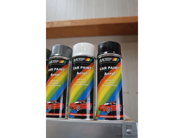Partij motip autolak (400ml) & onderhouds spuitbussen (500ml) - 115 bussen á 400-500ml - afbeelding 8 van  14