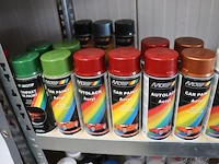 Partij motip autolak (400ml) & onderhouds spuitbussen (500ml) - 115 bussen á 400-500ml - afbeelding 11 van  14